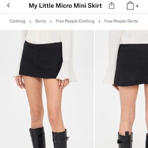 My little micro mini skirt